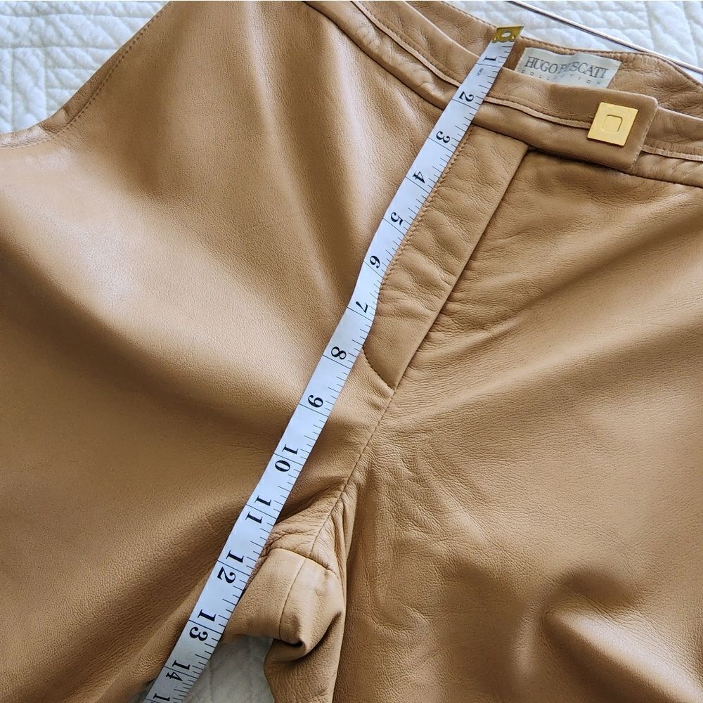 Hugo Buscati the upscale minimalist leather flare pants - Picture 10 of 16